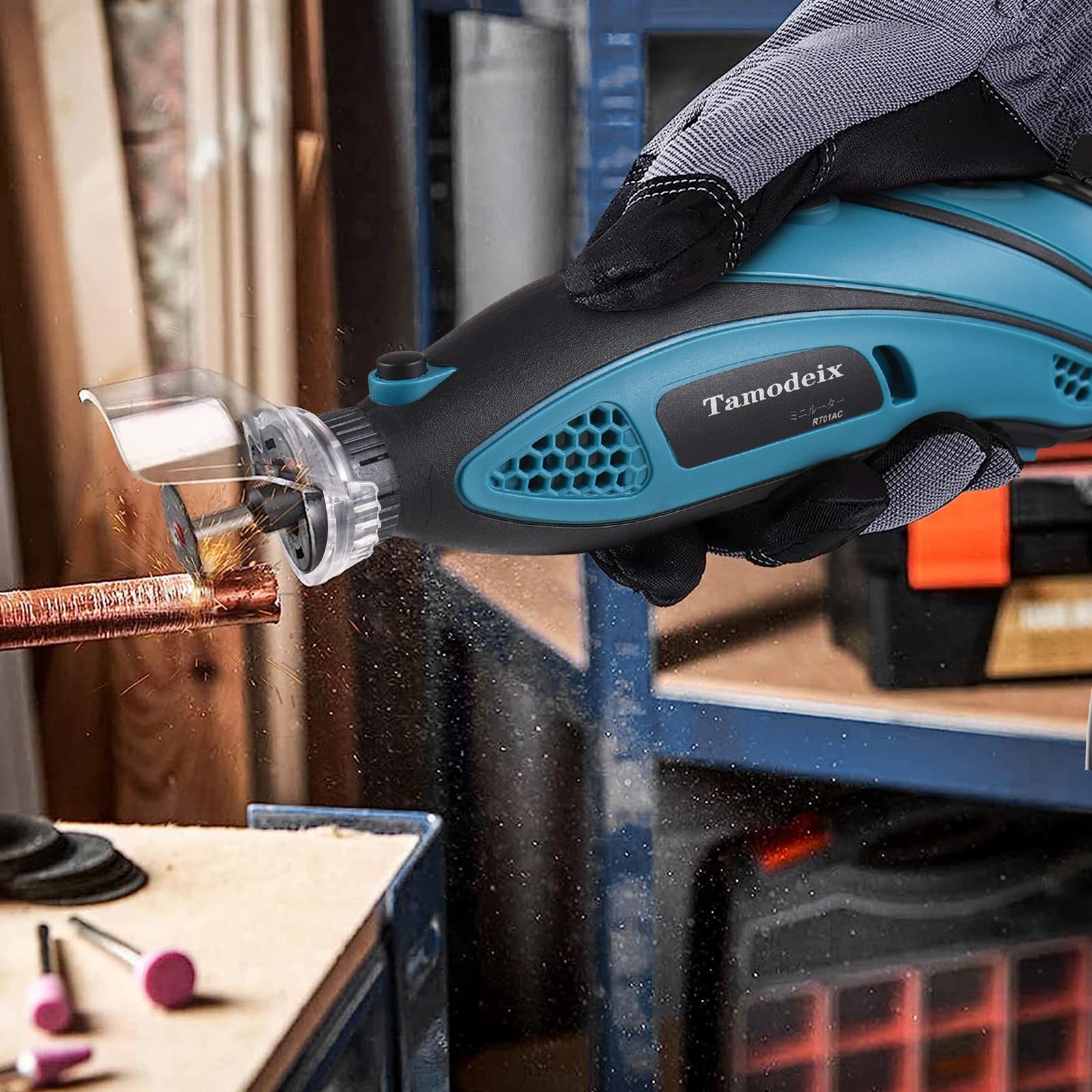 糸ヌンチャク！ Amazon | Tamodeix ミニルーター 三つ爪チャック リューター 無